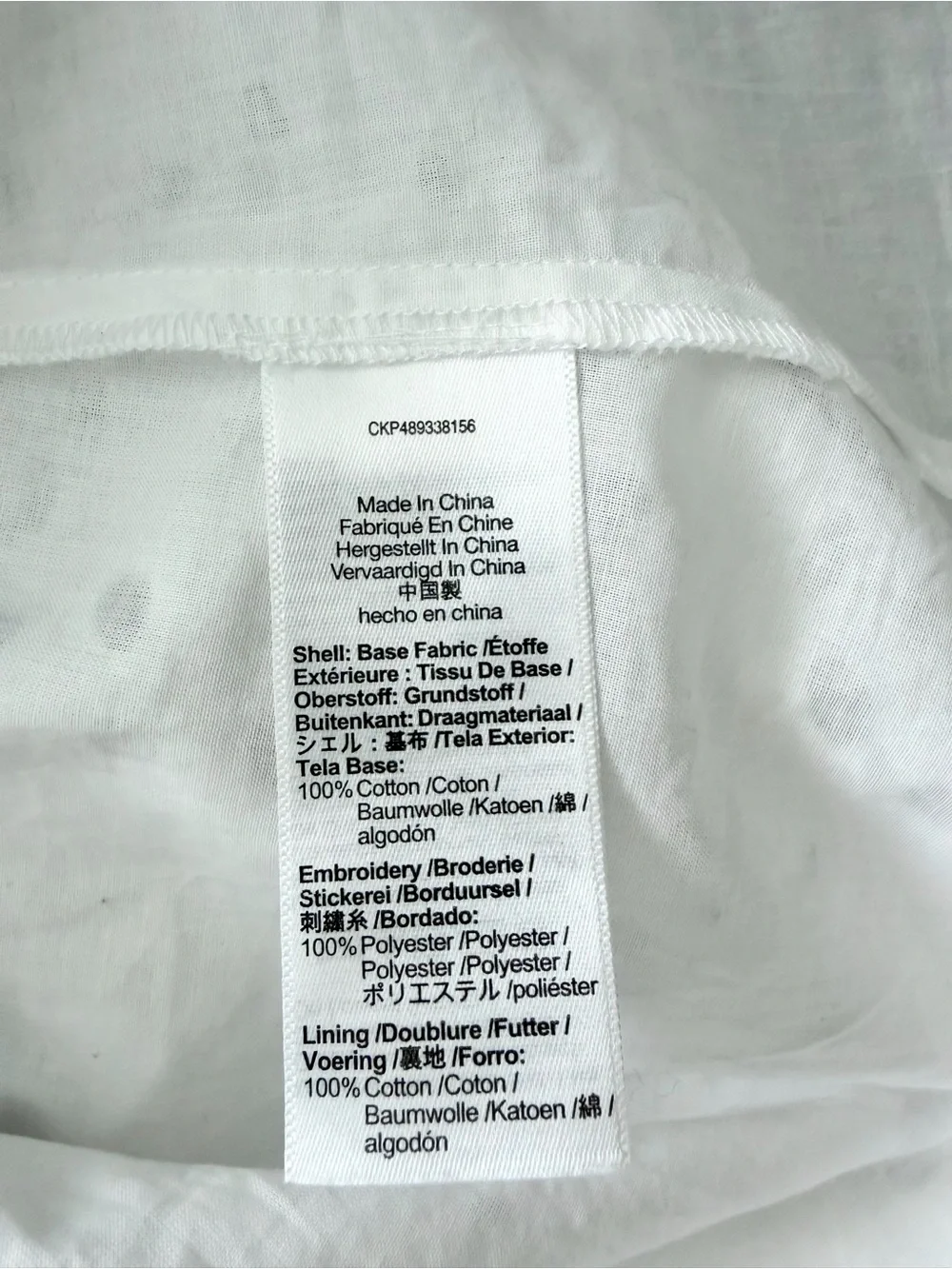 Madewell Embroidered Eyelet Poplin Dress Size 12 - Picture 9 of 11